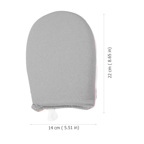 2pcs Heat-Resistant Garment Steamer Ironing Gloves with Finger Loop, Portable Handheld Steamer Mitts for Convenient Clothing Care, Mini Ironing Board for Home Use