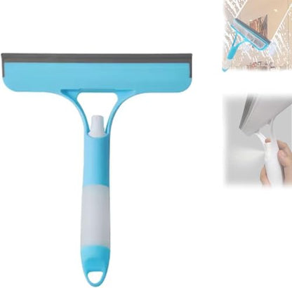 3 in 1 Spray Squeegee, Window Squeegee with Sprayer, Spray WindowSqueegee Cleaner with Spray Bottle for Car, Home, Kitchen Windows - color: Blue
