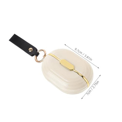 SUPVOX Mini Lint Roller Ball Portable Reusable Pet Hair Remover for Clothes Couch Car Seat Travel Sticky Dust Cleaner with Hand Strap Compact 3.81 X 2.75 X 1.37 in