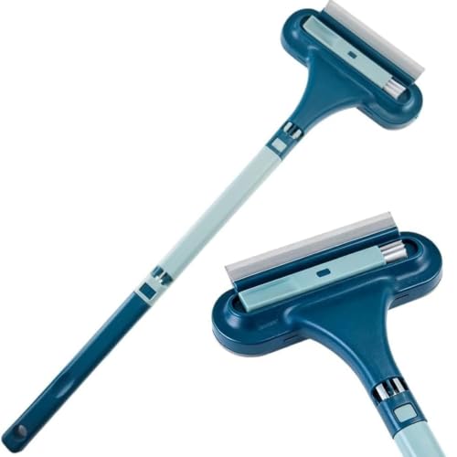 3 in 1 Window Screen Cleaning Brush Multifunctional Mesh Screen Cleaner Tool with Integrated Squeegee Multi Purpose Cleaning Accessory for Patio Door and Porch Screens