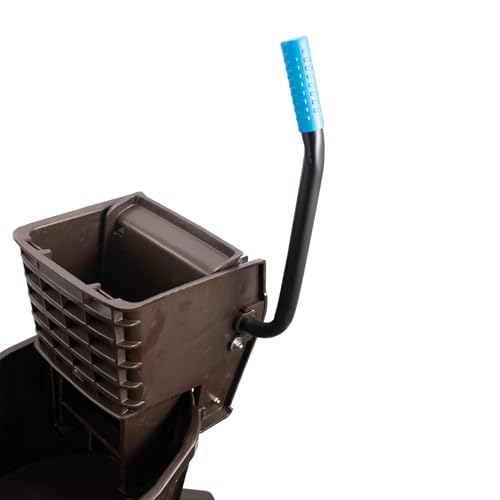 Carlisle FoodService Products 26 Qt Mop Bucket with Side Wringer, Brown - color: Brown