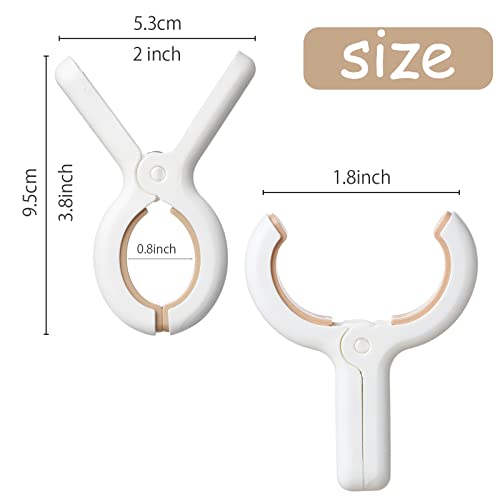 24 Pack Plastic Clothes Pins with Strong Anti-Rust Springs,Heavy Duty Beach Towel Clips,Laundry Clothespins to Keep Your Towel, Clothes, Blankets to Dry on Clothesline and Hanging Rack - color: 24 Pack