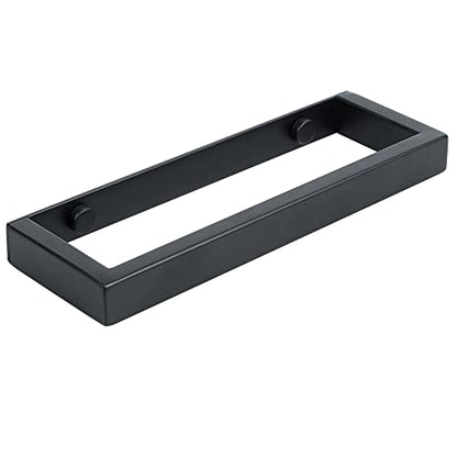 Alise 8 Inch Hand Towel Holder Black Towel Bar for Bathroom Wall Mounted - color: Black, size: 8-Inch