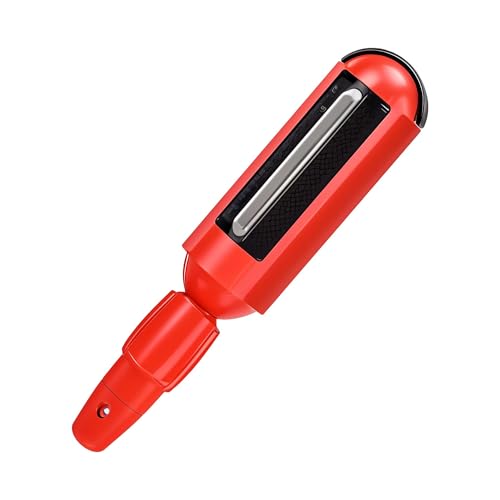Reusable Pet Hair Remover Roller for Furniture, Clothes & Carpet – Durable ABS Material, Easy Clean Lint Roller for Dogs & Cats – Eco-Friendly & No Adhesive Needed (Red) - color: Red