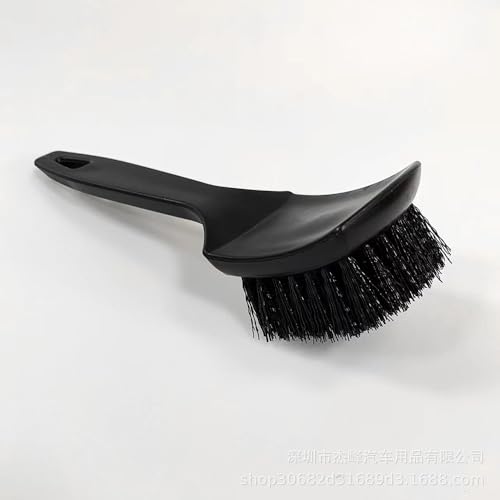 Black Heavy Duty Carpet Cleaning Scrub Brush Car Detailing Brush Carpet Lines Detailer Block Auto Floor Mat Cleaner Home Interior Cleaning Tool