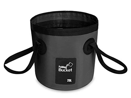 BANCHELLE 5 Gallon Collapsible Bucket with Handle for Indoor Outdoor