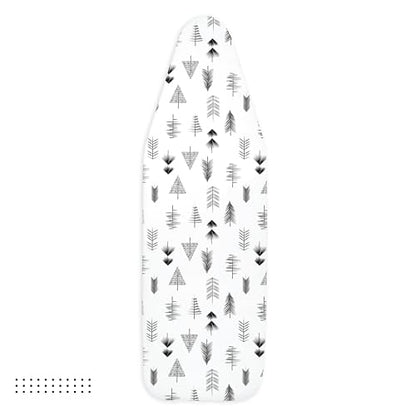 Encasa XO Ironing Board Cover and Pad, Thick Felt 54"x18" - color: Black Arrow, size: X-Large (54"x18")