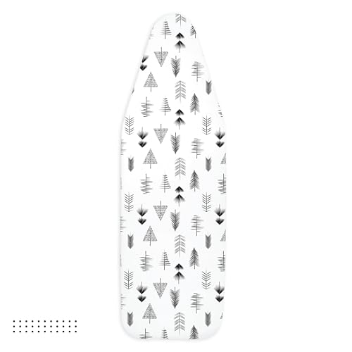 Encasa XO Ironing Board Cover and Pad, Thick Felt 42"x14" - color: Black Arrow, size: Medium (42"x14")