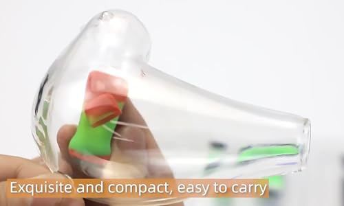 Green Piece Magnetic Glass Cleaner - Silicone Scrubber - 3 Sizes - color: Purple