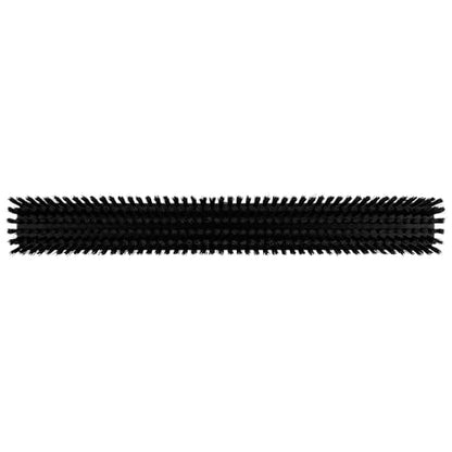 Vikan 31959 24" Heavy-Duty Push Broom, Soft/Stiff, Black - color: Black