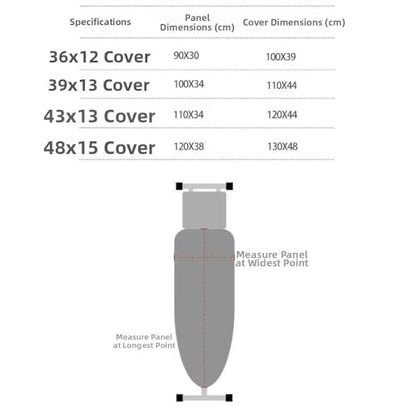 Board Cloth, Heavy Heat Resistant Ironing Board Cover, Universal Drawstring Ironing Board Pad Protector Cover Laundry Supplies(90x30cm-Style E) - color: Style E, size: 90x30cm