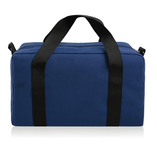 Small Tool Bag, Close Top Wide Mouth Tool Organizer Bag, Large Tool Bags - color: Royal Blue, size: 18 Inch