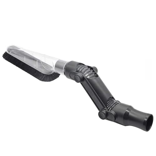 EZ SPARES 32mm Multi-Angle Dusting Brush Kit, 180° Locking, 35mm Adapter - color: Black