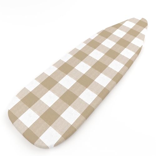 Encasa XO Ironing Board Cover and Pad, Thick Felt 54"x15" - color: Buffalo Beige, size: Large