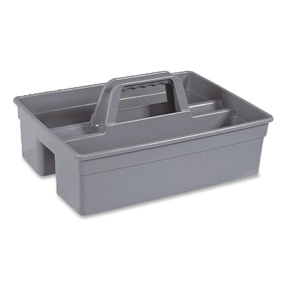 Nexstep Maxirough Maid Caddies, 12 x 7, Gray, Two Compartments