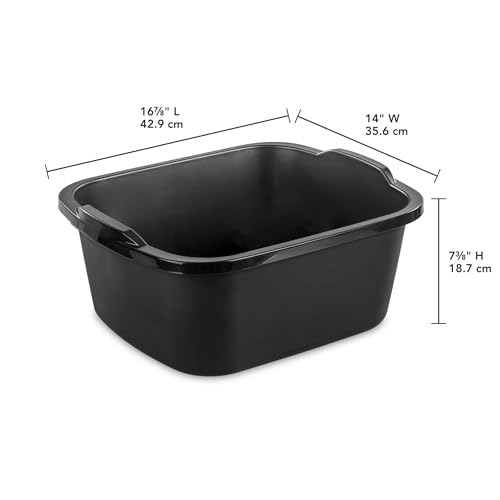 Plastic Wash Tub Dishpan Basin and Foot Bath for Soaking Feet