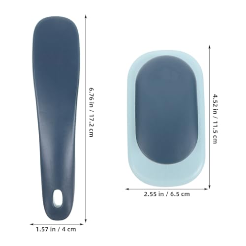 ABOOFAN Laundry Scrub Brush Soft Bristle Shoes Cleaning Brush for Stains Shoe Bottom Cleaner and Clothes Washing Ergonomic Hand Grip Pbt Cleaning Tool for Home Use