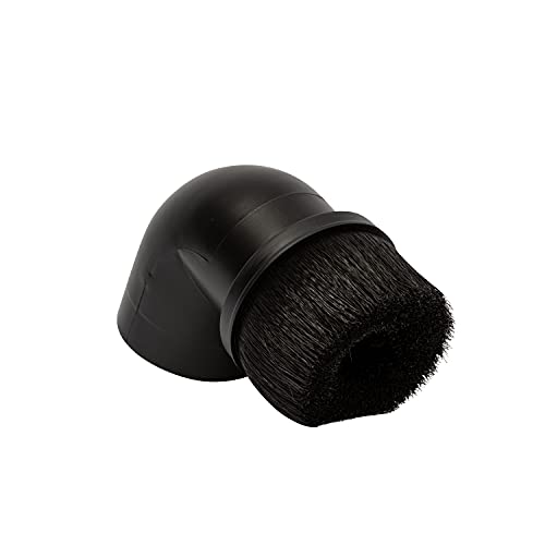 Shop-Vac 9067900 2.5 Inch Diameter Right Angle Brush, Ideal for Dusting Blinds And Irregular Surfaces, Works with 2.5 Inch Hose, Black, (1-Pack) - size: 2-1/2-Inch, style: Right Angle Round Brush
