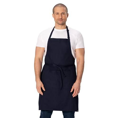Chef Works Unisex Butcher Apron - color: Navy