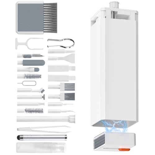 32-in-1 Keyboard Cleaning Kit iPhone Charging Port Speaker Cleaner - color: White