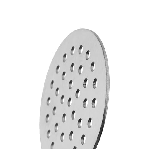 Round Drain Cover Grates 1.96"/5cm Dia Drain, 304 Stainless Steel Drainage Grate Cover Round Replacement Floor Drain Strainer for Shower, Bathroom Floor, Balcony, and Outdoor Garden Drains -2pcs - size: 1.96"/5cm