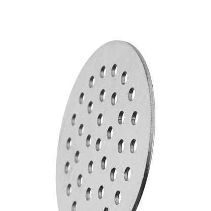 Round Drain Cover Grates 1.96"/5cm Dia Drain, 304 Stainless Steel Drainage Grate Cover Round Replacement Floor Drain Strainer for Shower, Bathroom Floor, Balcony, and Outdoor Garden Drains -2pcs - size: 1.96"/5cm