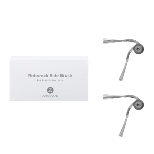 roborock Zero-Tangling Side Brushes Replacement (2 Pieces) for Roborock QV 35A, Qrevo S5V, Saros 10R, Q7 M5+, Q10 S5+, Q7 L5, Qrevo Curv, Qrevo CurvX, Qrevo Curv S5X, Qrevo Edge S5A