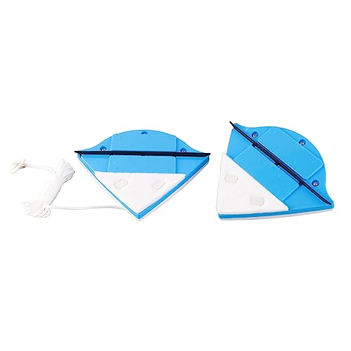 Plastic Double Sided Home Magnet Window Cleaner Tool, Practical Magnetic Glass Cleaner Tool for 3-8mm Single Glazed Window