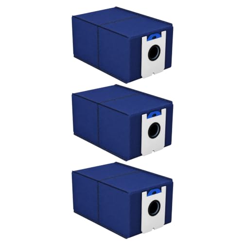 3 Pack 4.6L Dustin Vacuum Bags for bObsweep Dustin and Orb-i Robot Vacuums - color: 3 Pack Blue
