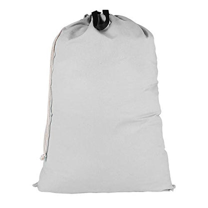 SWISSELITE Heavy Duty Laundry Bag, Large Travel Dirty Clothes Bag - color: Light Gray