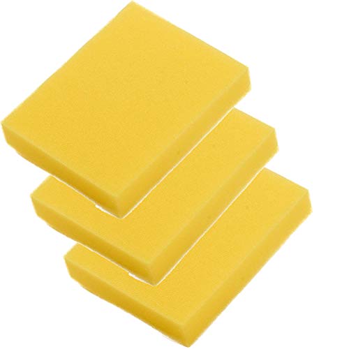 HIFROM Pre Motor Foam Filter Washable Replacement for Bissell 9595A 85312 7636 35831 3247 2970 1836 1322 14522 CleanView Bagless Vacuum Cleaner (3pcs) - size: 3pcs