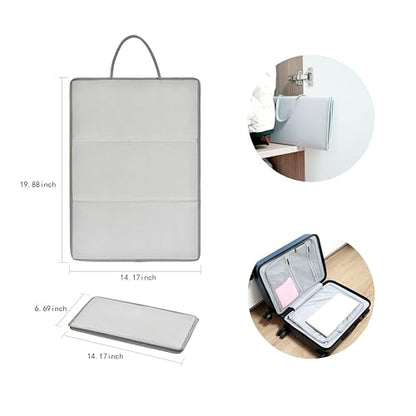 Mini Ironing Mat with Mesh Pad, Foldable & Portable - size: 19.9"L x 14.2"W