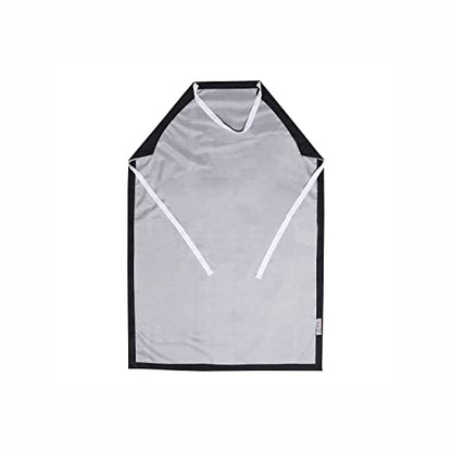 EISCO Rubber Vinyl Apron - Adjustable Bib Apron for Dishwashing, Butcher, Laboratory - size: Large