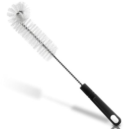 Fuller's Bottle & Tumbler Cleaning Brush - 15” Long Handle with Soft Nylon Bristles | Twist-Wire Design for Travel Mugs, Jars, Vases & Water Bottles | Durable, Dishwasher Safe & Non-Slip Grip