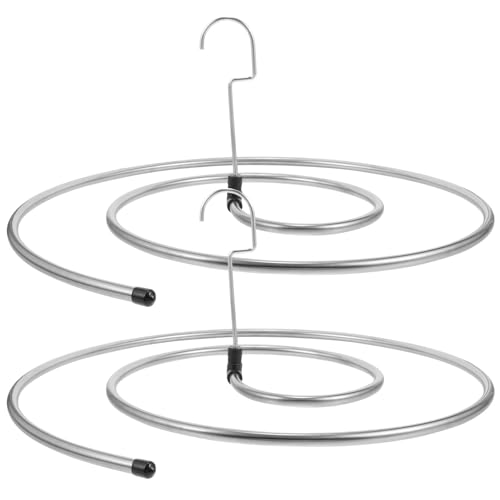 Cabilock Spiral Laundry Drying Rack 11X15 Inch Space-Saving Hanger for Bed Sheets Blankets Towels Indoor Outdoor Use