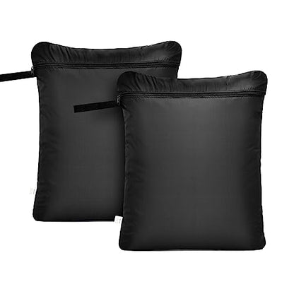 OTraki 20x24 inch Waterproof Wet Bag for Swimsuit 2 Pack, Black - size: 20 x 24 inch