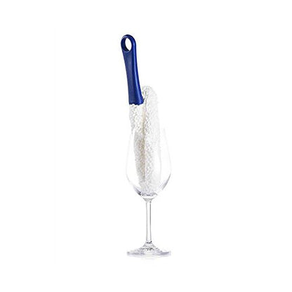 LJDJ Bottle Cleaning Brush 2 Pack, Flexible Scourer for Decanters Glasses