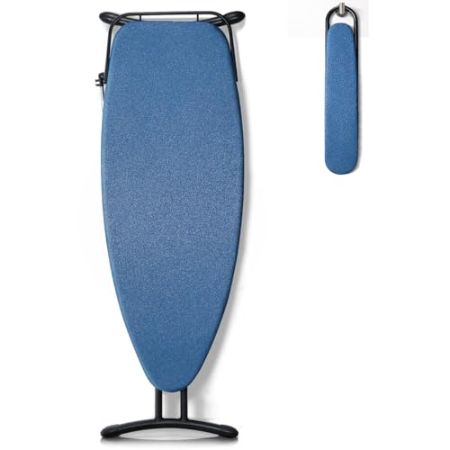 Duwee 18"x48" Deluxe Ironing Board with Retractable Iron Rest - color: Blue