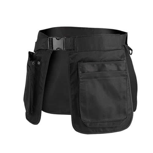 Waist Tool Apron Bag with Adjustable Waist Belt and Detachable Pockets Large Capacity Fanny Pack for Gardening Cleaning Work Hairstylist Woodworker Electrician Dog Trainer