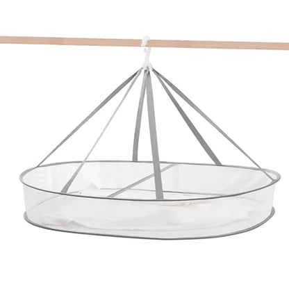 1Tier Clothes Drying Rack Foldable 31.5" Mesh Clothes Hanging Dryer - size: 1 Tier