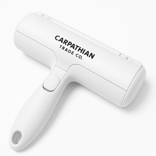 Reusable Pet Hair Remover Roller – Dog & Cat Fur Remover Brush for Furniture, Carpet & Clothes – Reusable & Eco-Friendly by CarpathianTradeCo