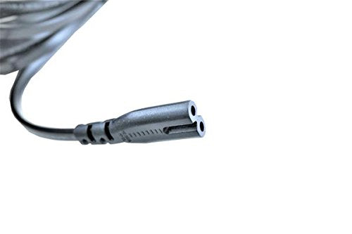 Omnihil 15 Feet AC Power Cord Cable Compatible with Just-F-Care Electric Rechargeable Lint Remover