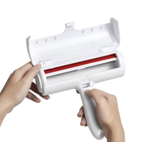 Pet Hair Remover Roller for Dogs and Cats, Reusable Self-Cleaning Lint Roller for Furniture, Couch, Carpet, Bedding and Clothing, No Refills or Batteries Required