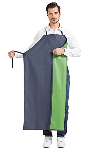 Nanxson Waterproof Apron Heavy Duty Industrial Work Apron - color: Navy