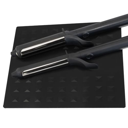 Colortrak Heat-Resistant Styling Station Mat, Silicone, 9" x 11", Black - size: 11" x 9"