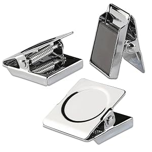 Ogrmar 12 Pack Magnetic Clips 1.75 Inch Heavy Duty Refrigerator Magnet Clip - size: 1.75"