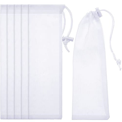 Shappy 6 Pieces Lint Traps for Washing Machine Drain Hose Nylon Mesh