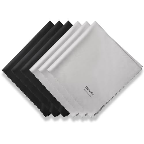 6PCS Large Eyeglass Cleaning Cloths, 12 x12 in Screen Cleaner