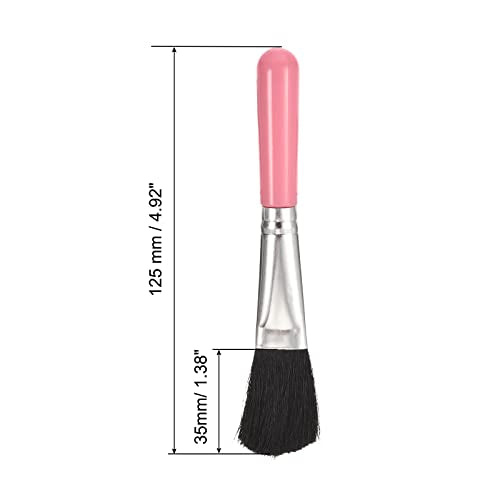 PATIKIL Succulent Cleaning Brush 4Pack 125mm Black Gardening Tools Plant Brush for Garden Pink Handle - color: Pink