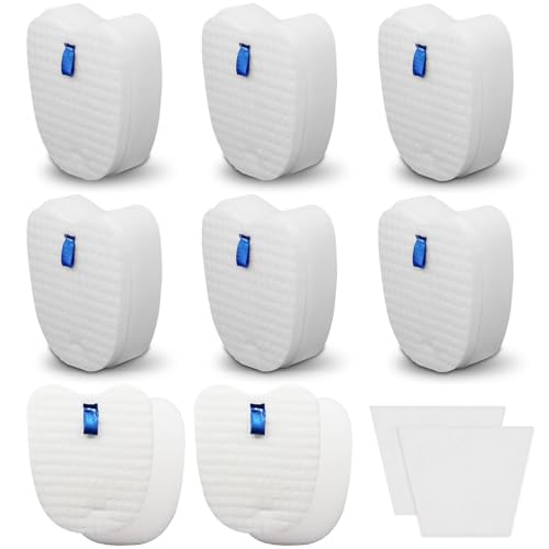 Lemige Vacuum Filter Replacement for Shark Rocket Deluxe Pro HV322 HV371 - size: 8 Pack